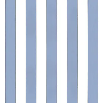 Tapeta ICH Wallcoverings Vliesová tapeta na zeď, modro-bílá, pruhy, 5060-1, Essential Stripes, ICH Wallcoverings, velikost 10,05 x 0,53 m