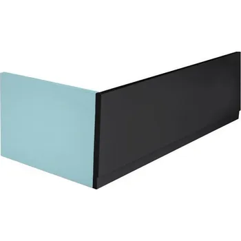 Polysan COUVERT panel čelní 180x52cm, černá mat, pravý