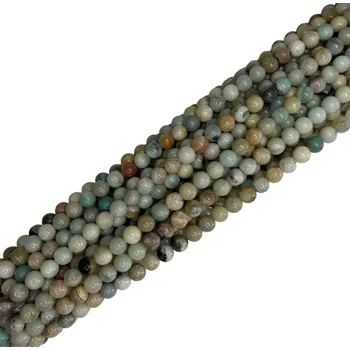 Korálek Achát zelenkavý 10mm šňůra