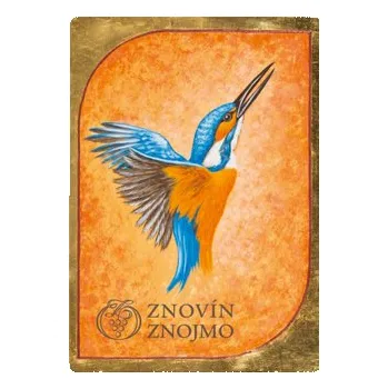 Dekorativní magnet Dekorační magnetka „ledňáček říční“ 2