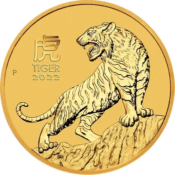 Zlatá mince 1 Oz Lunar Series III Year of the Tiger 2022