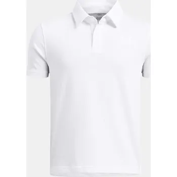 Chlapecké tričko Under Armour UA B Icon Polo 1387073-100 Bílá YSM
