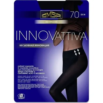 Dámské punčochy Dámské punčochové kalhoty Omsa Innovattiva 70 den 2-5 nero/černá 2-S