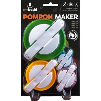 Výtvarná sada Myboshi pompom maker set (3,5;4,5;6,5;8,5 cm)