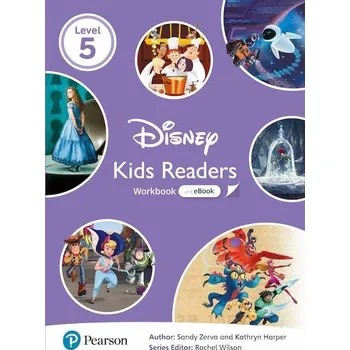 Anglický jazyk Pearson English Kids Readers: Level 5 Workbook with eBook and Online Resources (DISNEY)