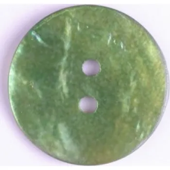 Knoflík Knoflík 300964 perleť SV.ZELENÝ - Zelená, 1,2 cm