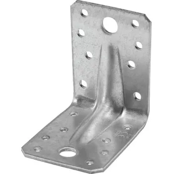 Tesařské kování SCH GH úhelníková spojka - ocel žárový pozink Varianta: GH úhelníková spojka s žebrem 55/70S / 70x55x70x2 - ocel žárový pozink