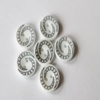 Knoflík Knoflík 1924/20 bíločerný - Bíločerná, 13 mm