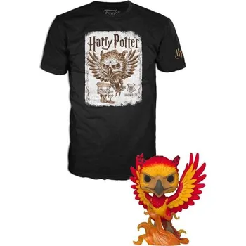 Figurka Funko POP & Tee: Harry Potter - Fénix (velikost XL)