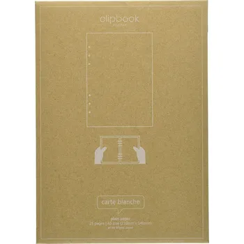 Diář Filofax kalendář nedatovaný rok 2 strany - rozkládací, oboustranný