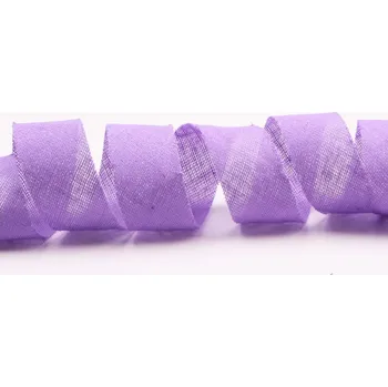 Lemovací šikmý proužek - Bavlněný - Nezažehlený - Fialový