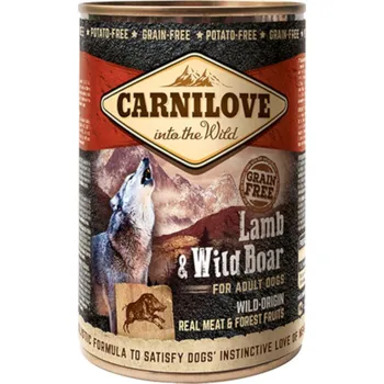 Krmivo pro psa Carnilove Adult Wild Meat 6 x 400 g pro psy - jehněčí, zvěřina