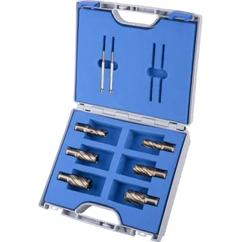 Vrták Karnasch 201967 | Jádrové vrtáky GOLD-DRILL LINE 30 SET BASIC, WELDON 14, 18, 22 mm, sada 6 ks
