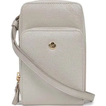 Kabelka Dámská kožená kabelka na mobil a doklady Hexagona Inga - stříbrná