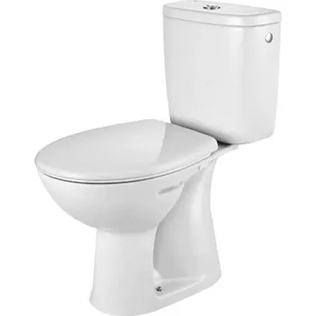 Klozet Euroline-N WC kombi svislý odpad 21cm od zdi, boční nap. armatura Siamp Jika H8257970007873