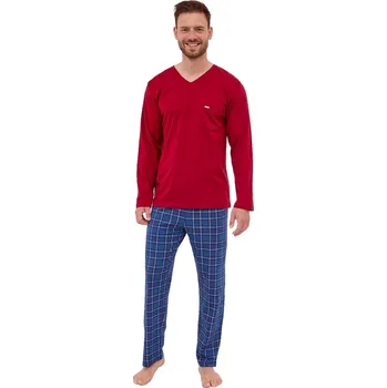 Pánské pyžamo CORNETTE 122/262 GORDON bordó M 0