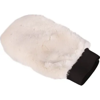 Čištění pro koně QHP Rukavice na čištění QHP, cream