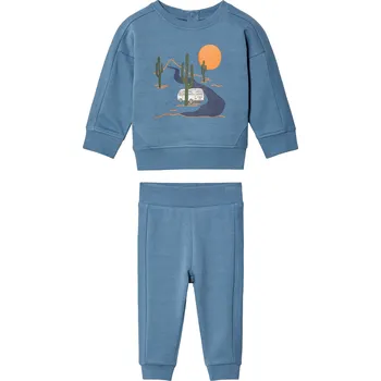 lupilu® Chlapecká tepláková souprava s BIO bavlnou, 2dílná (50/56, modrá)