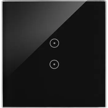 vypínač Simon DSTR13/73 Dotykový panel 1-modulový 2 vertikální dotyková pole, lávová/antracit