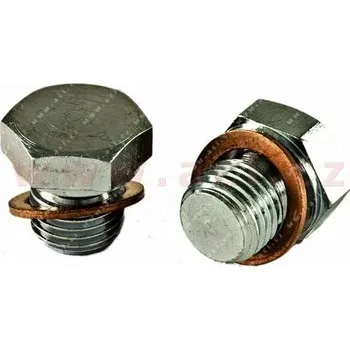 výpustný šroub olejové vany M14x1.5 L=13 mm, celk. délka = 21 mm