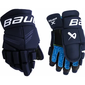 Sportovní chránič Hokejové rukavice Bauer X JR Barva: NV - Navy, Velikost: 11"