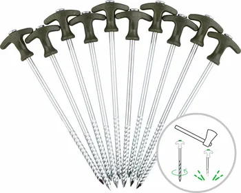 Příslušenství pro bivak Zfish Bivvy Peg ZF-7564 set kolíků 20 cm 10 ks