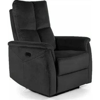 Křeslo Křeslo rozkládací masážní černá NEPTUN M VELVET