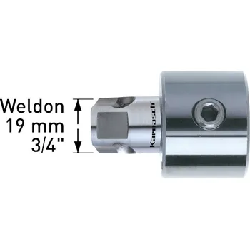 Karnasch 201234 | Příslušenství pro MINI-LINE 8 adaptér WELDON 19 mm/ 3/4 pro jádrové vrtačky