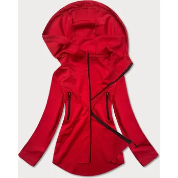 Dámská mikina Červená mikina s asymetrickou spodní částí (HD153-05) odstíny červené L (40)