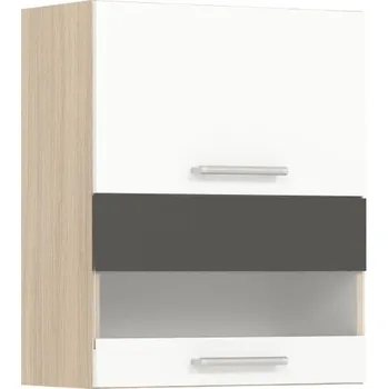 Kuchyňská linka RUTHIN, horní vitrína G60W, bílý lesk + vyzvednutí ZDARMA