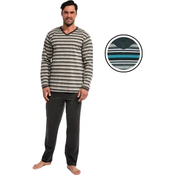 Pánské pyžamo Pánské pyžamo 139/24 Various - CORNETTE vícebarevná XL