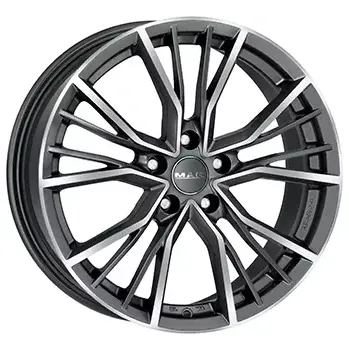 Alu kolo Alu kola MAK UNION, 18x8 5x112 ET39, šedivá + leštění (zátěžová) vhodné pro Audi A6 (2010-2018), Audi A6 (od 2018), Audi A6 Allroad C8 (od 2019), Audi Q5 (od 2017)