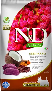 Krmivo pro psa N&D Quinoa Dog Adult Mini Skin/Coat Venison 2,5 kg