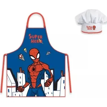 Kuchyňská zástěra Dětský kuchařský set Spiderman