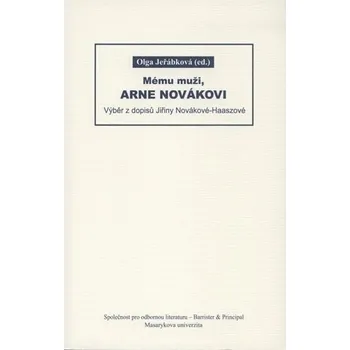 Literární biografie Mému muži, Arne Novákovi: Výběr z dopisů Jiřiny Novákové-Haaszové