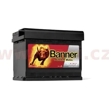 Autobaterie 62Ah baterie, 550A, pravá BANNER Power Bull 241x175x190