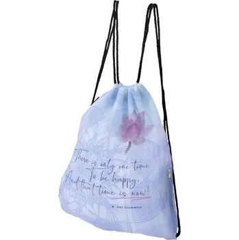 Školní batoh Batoh skládací anglický 34x41cm "There is only one time"