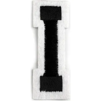 Textilní nažehlovací páska Nažehlovačka písmena - 9 "I" černá