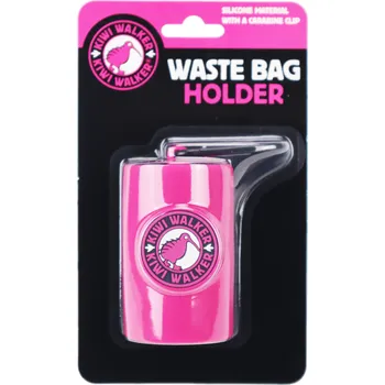 sáček na exkrement Kiwi Walker Pouzdro na sáčky růžový (bez sáčků)