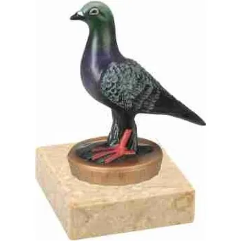 Figurka barevná holub Barva: barevná, Výška: 8 cm