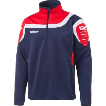 saller tréninková mikina S.90-VIBE BARVA: 510 tmavě modrá-červená-bílá, Velikost: S