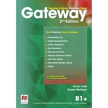 Anglický jazyk Gateway B1+: Teacher's Book Premium Pack, 2nd Edition