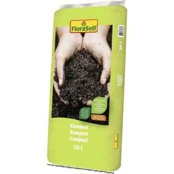 Hnojivo Kompost zahradnický FloraSelf 50 l