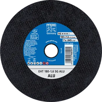 Řezný kotouč Pferd 61326119 | Řezný kotouč 180 x 1,6 x 22,23 mm, SG ALU