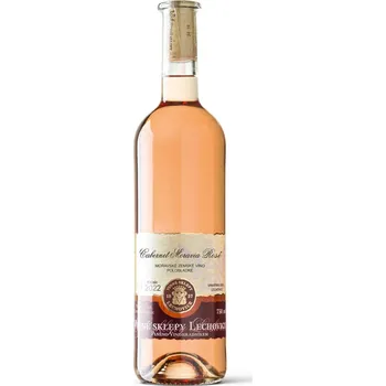 Víno Lechovice Cabernet Moravia rosé 2022 moravské zemské víno 0,75 l (2217)