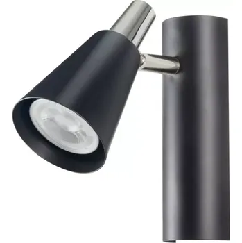 Bodové svítidlo Kanlux 33091 SEMPRA - Nástěnná naklápěcí černá bodovka, 1 x GU10 (Naklápěcí svítidlo na zeď v černé barvě)