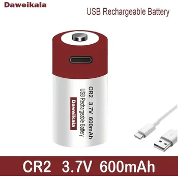 Článková baterie Akumulátor CR2 15270 600mAh 3.7V Daweikala nabíjecí baterie