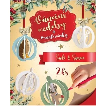 omalovánky Omalovánky 3D Sova a sob