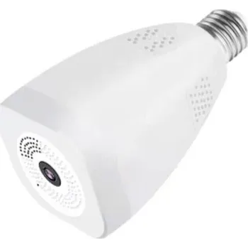 Bezpečnostní kamera WiFi 360 panoramatická žárovková kamera, 3MP, Noční vidění