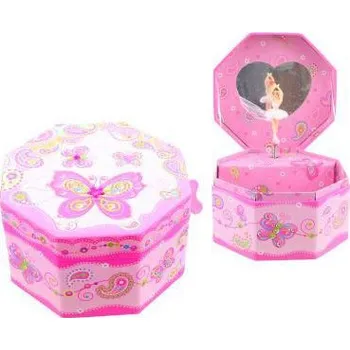 Hrací skříňka šperkovnice motýl